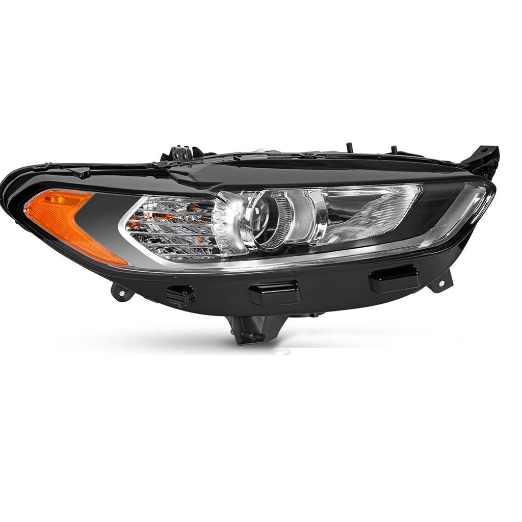 YITAMOTOR® Passenger Side Projector Headlights for 2013-2016 Ford Fusion Headlamp w/ Bulb