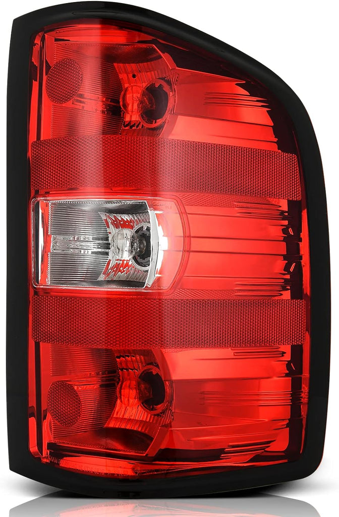 YITAMOTOR® Right Passenger Side Tail lights Assembly With Bulb For 2007-2013 Chevy Silverado 1500/2500HD/3500HD(Not Fits 2007 Classic Models),12-14 GMC Sierra 2500HD,07-14 Sierra 3500HD