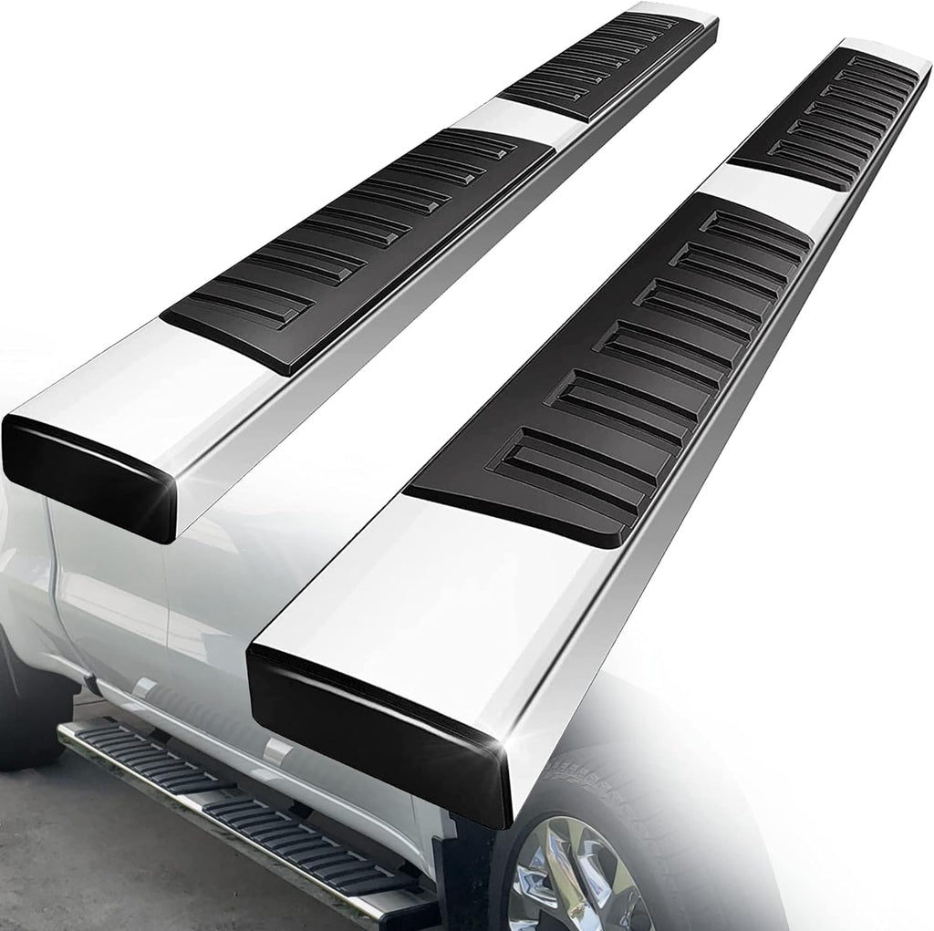 YITAMOTOR® 6.5 Inches Running Boards Compatible with 2005-2023 Toyota Tacoma Access Cab, Stainless Steel Black Side Steps Nerf Bars