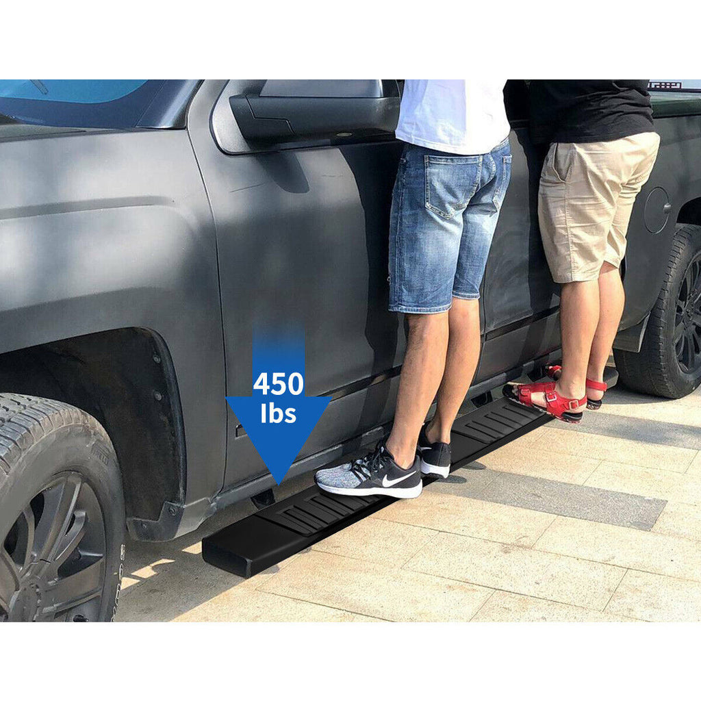 YITAMOTOR® 15-24 Ford F150 SuperCrew Cab/ 17-24 Ford F250-F350 Super Duty Crew Cab Aluminum Running Boards Side Steps
