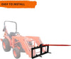 YITAMOTOR® Skid Steer 49" 3000lbs Hay Bale Spear Attachment Heavy Duty Tractor Bale Handling Hitch