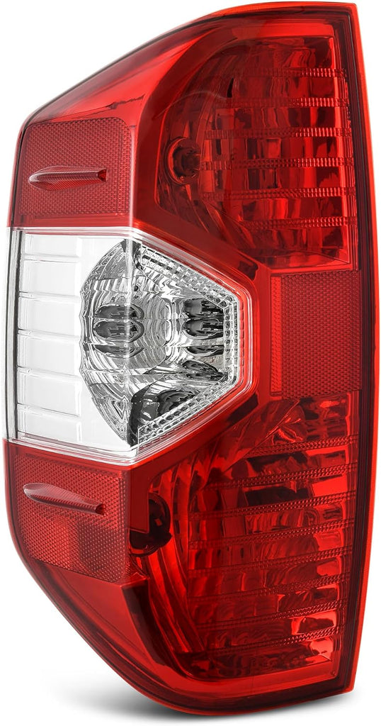 YITAMOTOR® Tail Lights Assembly Compatible with 2014-2021 Toyota Tundra, Red Clear OE Replacement Taillights - Driver Side