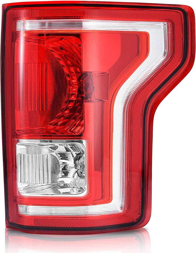 YITAMOTOR® Tail Lights Assembly For 2015-2017 Ford F-150 Tail Lamps Taillights Taillamps Tail Light Red Clear OE Replacement Assembly - Passenger Side