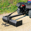 42" Tow Behind Box Scraper Lawn Tractor Attachments Fit for ATV UTV, Black