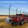 Wire Unroller with 2” Receiver Hitch Compatible Attach to Your Truck or Connect A Receiver Mount Plate to Your Tractor