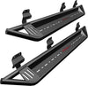 YITAMOTOR® Running Boards, Drop Side Steps Compatible with 2015-2024 Ford F-150 Supercrew Cab, 2017-2022 Ford F-250 F-350 Crew Cab, Black Powder Coated Off-Road Nerf Bars