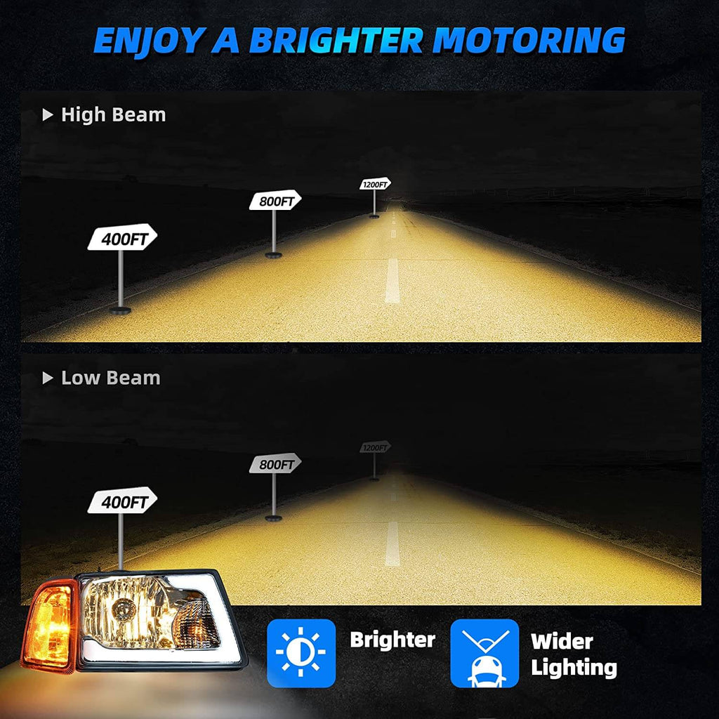 LED DRL 2001-2011 Ford Ranger Headlights