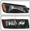 Headlights for 2002-2006 Chevrolet Avalanche with BODY CLADDING