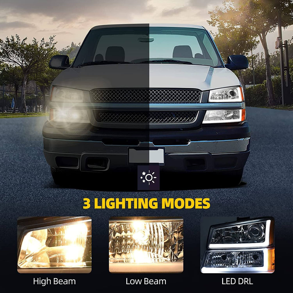 Sequential Turn Light 2003-2006 Chevy Silverado headlights