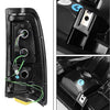 YITAMOTOR® LED 2003-2006 Chevy Silverado Faros delanteros Luces traseras Carcasa negra Faros delanteros + Luces traseras LED