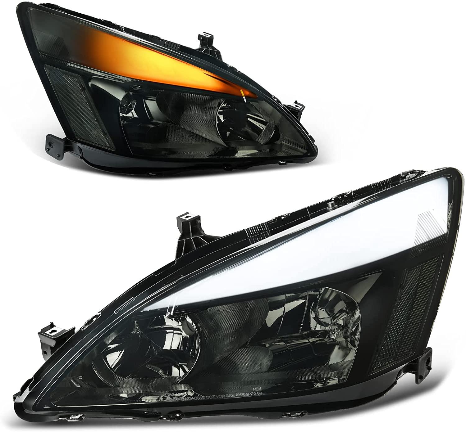 LED Headlights Assembly for 2003-2007 Honda Accord DRL Switchback –  YITAMotor