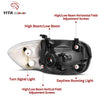 YITAMOTOR® 2005-2006 Toyota Tundra/2005-2007 Sequoia Headlight Chrome Housing Clear Lens - YITAMotor