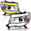 YITAMOTOR® Projector Headlights 2005-2011 Toyota Tacoma Assembly Switchback LED Turn Signal Headlamp