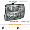 2007-2013 Chevy Silverado 1500 Headlight Assembly