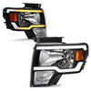 YITAMOTOR® Switchback LED DRL 2009-2014 Ford F150 Headlights Assembly
