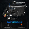 YITAMOTOR® LED DRL Switchback 2009-2018 Dodge Ram / 19-22 Ram 1500 Classic Headlight Assembly Black Housing(Only for Quad Models)