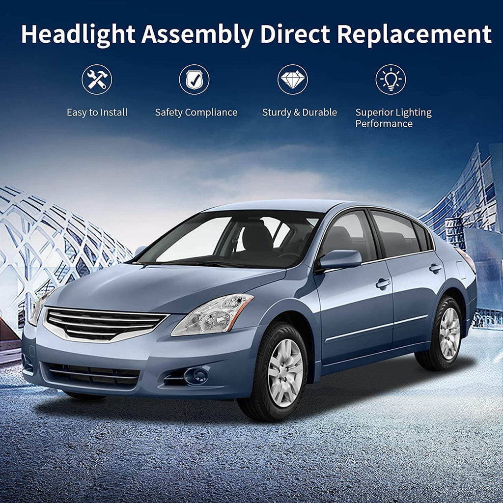 2010-2012 Nissan Altima 4-Door Sedan Headlights