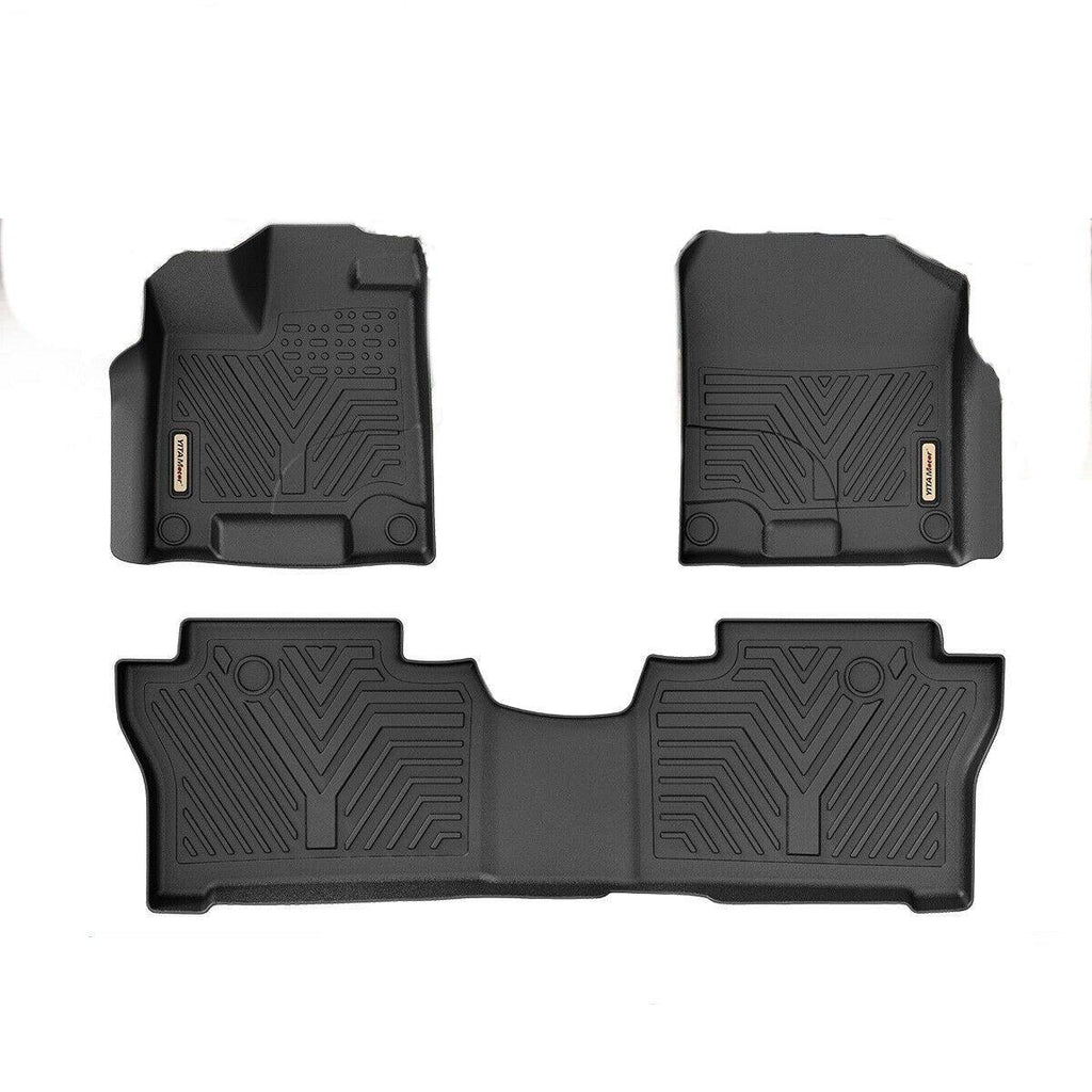 YITAMOTOR® All Weather Floor Mats for 2019-2023 Honda Passport Front Rear Protection Liners