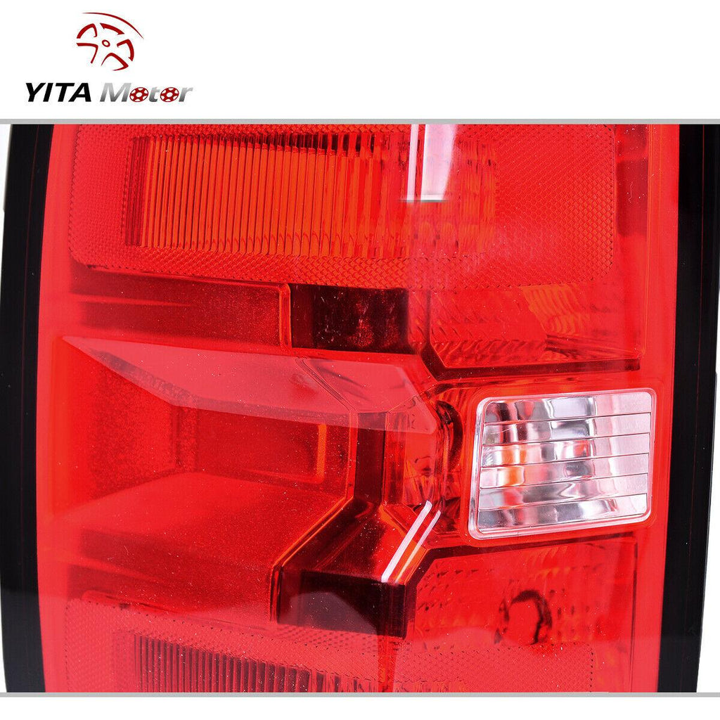 YITAMOTOR® 2014-2018 Chevy Silverado 1500 Tail Lights Red?Factory Style Tail Brake Lamps - YITAMotor