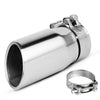 YITAMOTOR® Exhaust Tip 2.5" Inlet 3" Outlet 6"Long Clamp On Tailpipe Stainless