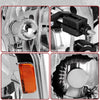 YITAMOTOR® 2001-2011 Ford Ranger Headlight Assembly Corner light Chrome Housing Clear Lens - YITAMotor