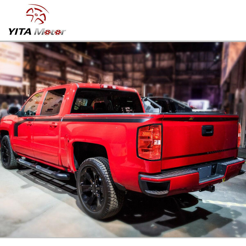 YITAMOTOR® 2014-2018 Chevy Silverado 1500 Tail Lights Red Factory Style Tail Brake Lamps
