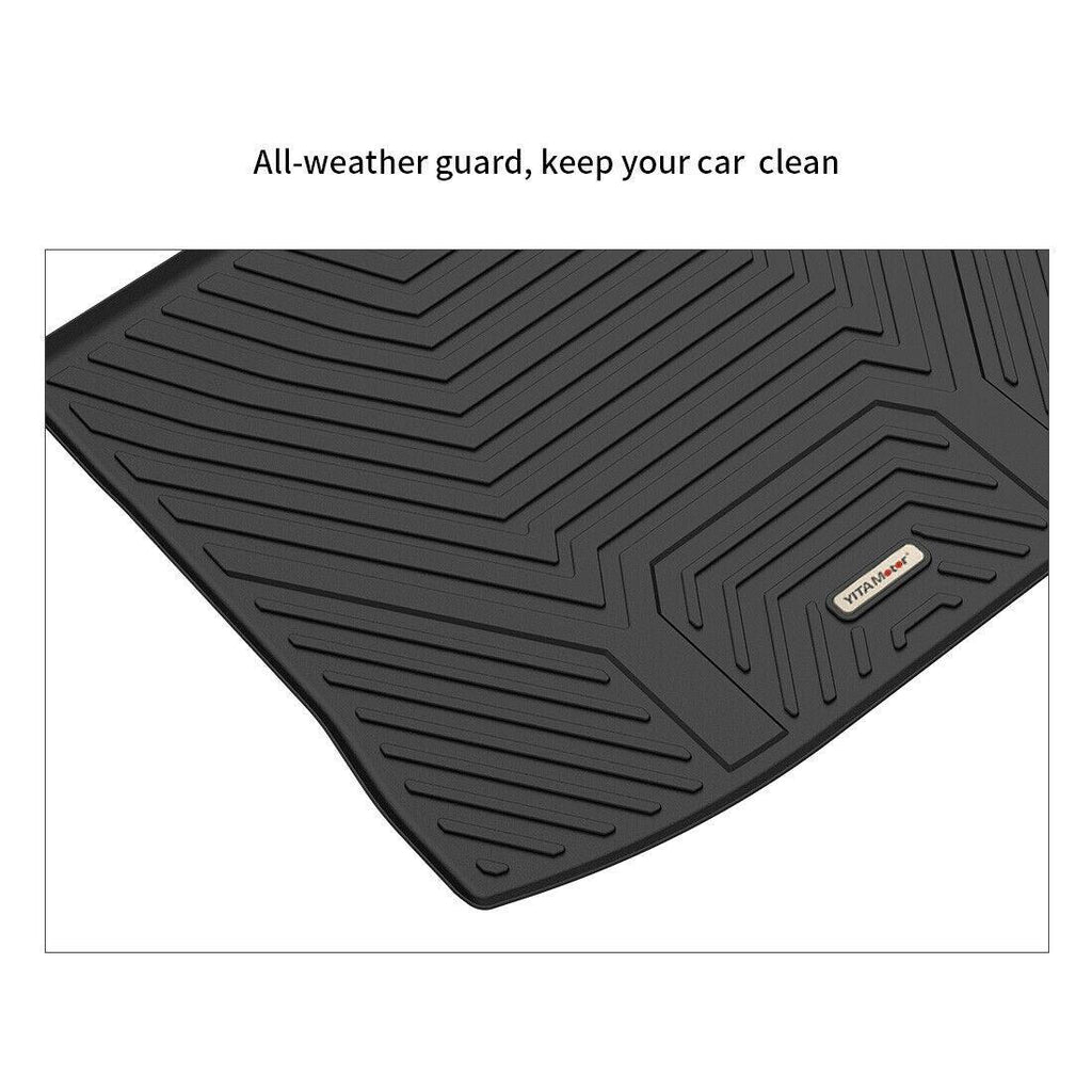 YITAMOTOR® Cargo Mat for 2015-2024 Ford Edge All Weather Black Rubber Trunk Floor Liner