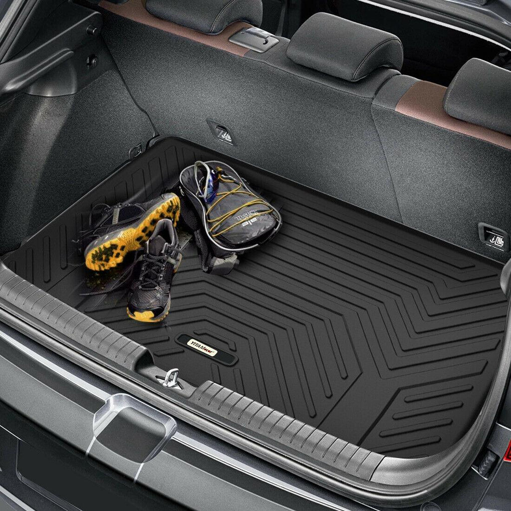 YITAMOTOR® Tapete de carga para Ford Edge 2015-2024, revestimiento de piso de caucho negro para todo clima, para maletero
