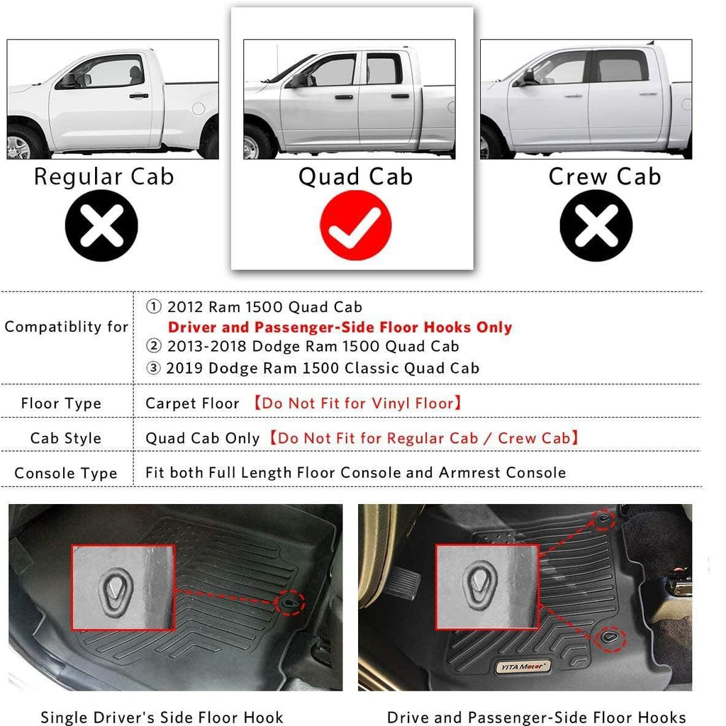2013 dodge ram discount floor mats