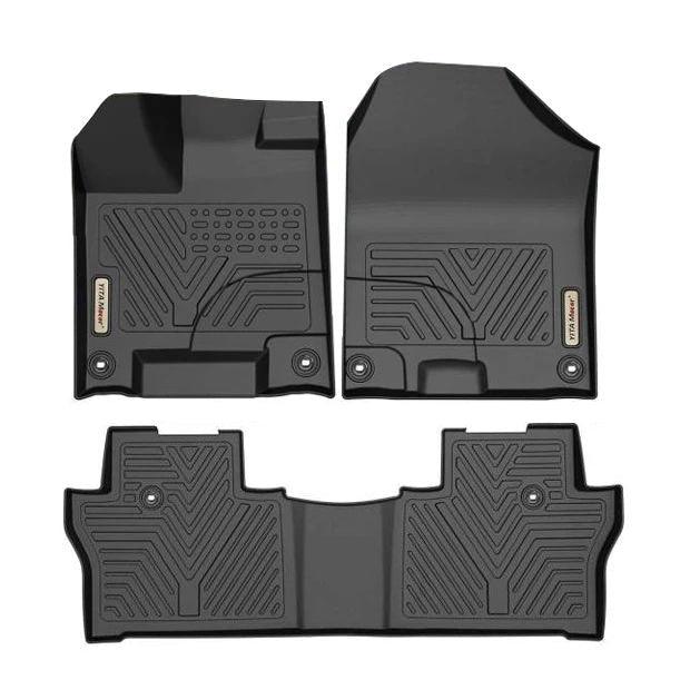 Car Floor Liners All Weather Mats for 16-22 Honda Pilot WATER-TRAP