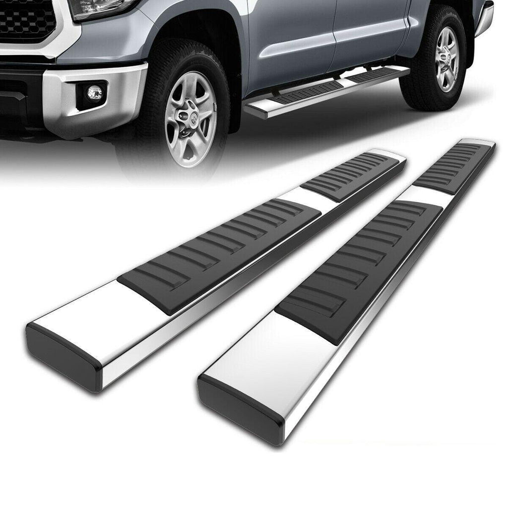 YITAMOTOR® 2007-2021 Toyota Tundra Crew Max Estribos de 6" Escalones laterales Barras Nerf