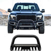 YITAMOTOR® Black Bull Bar for 04-23 Ford F-150 3" Tubing Front Grille Brush Push Bumper Guard with Led Lights
