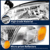 YITAMOTOR® 1998 1999 2000 Toyota Corolla Headlight +Turn Signal Lamp Assembly