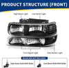 1999-2002 Chevy Silverado / 2000-2006 Tahoe Suburban Headlight