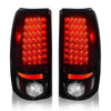 YITAMOTOR® 2003-2007 Chevy Silverado / 1999-2003 GMC Sierra LED Tail Lights Smoke Lens