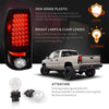 YITAMOTOR® 2003-2007 Chevy Silverado / 1999-2003 GMC Sierra Luces traseras LED Lente ahumada