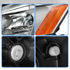 YITAMOTOR® Smoke 2003-2007 Honda Accord Headlight Assembly Headlamp Clear Lens