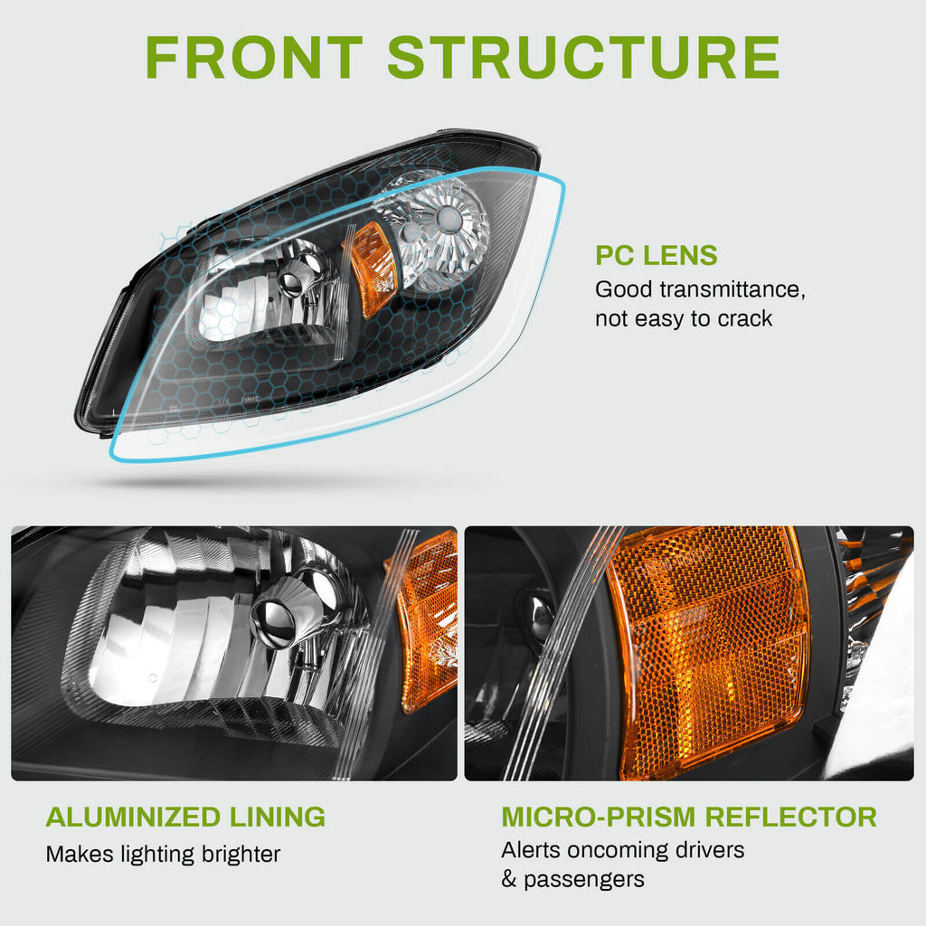 2005-2010 Chevy Cobalt headlights