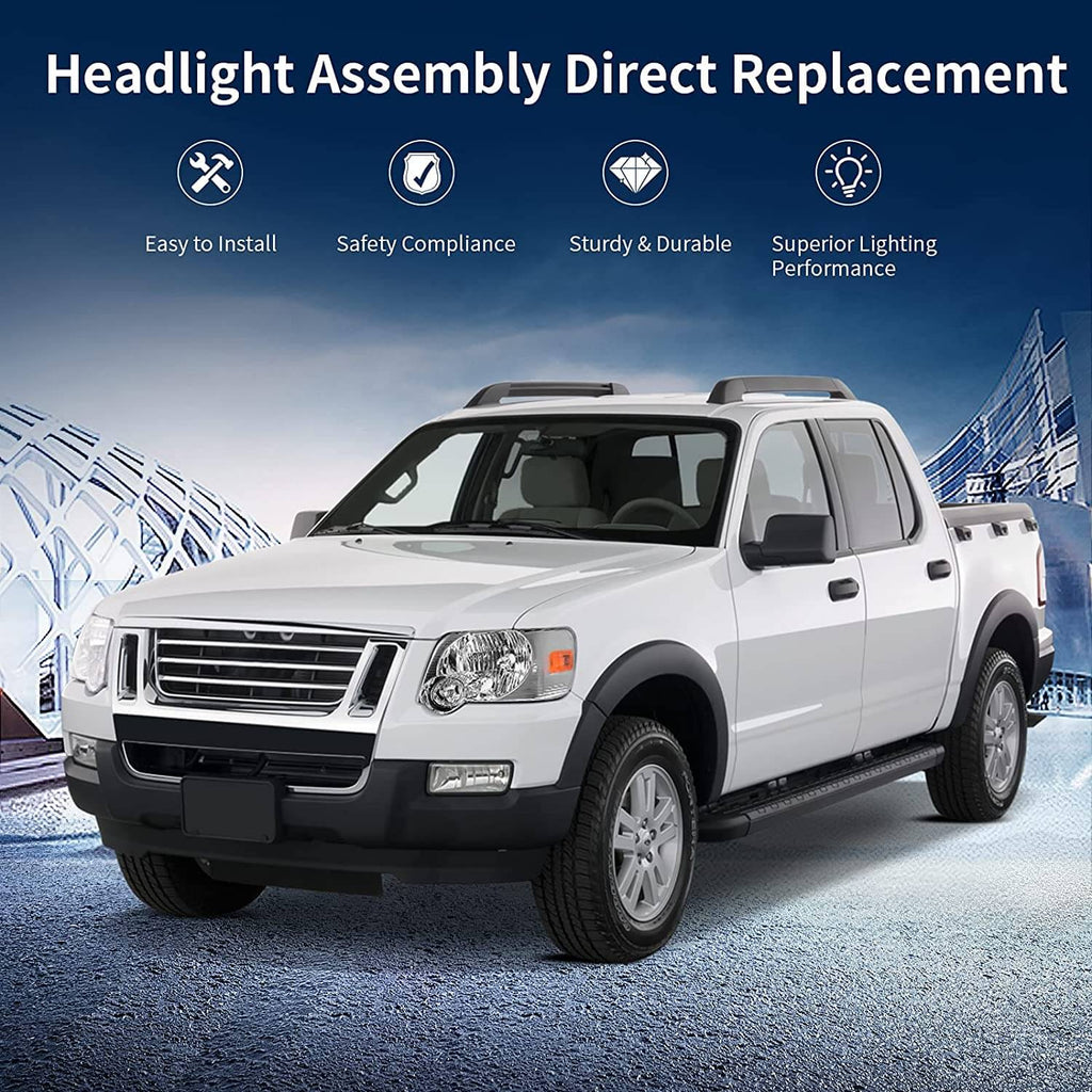 2006-2010 Ford Explorer Headlight Assembly