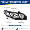 2006-2011 Honda Civic Sedan 4-Door Headlights