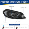 2006-2013 Chevy Impala / 2006-2007 Chevy Monte Carlo Headlight Assembly