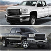 YITAMOTOR® 2007-2013 GMC Sierra 1500 Chrome Housing Clear Lens Headlight Assembly