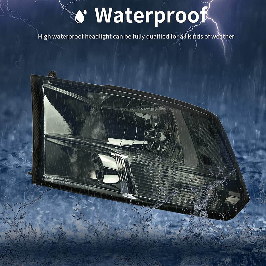 2009-2018 Dodge Ram 1500 Quad Models Headlights