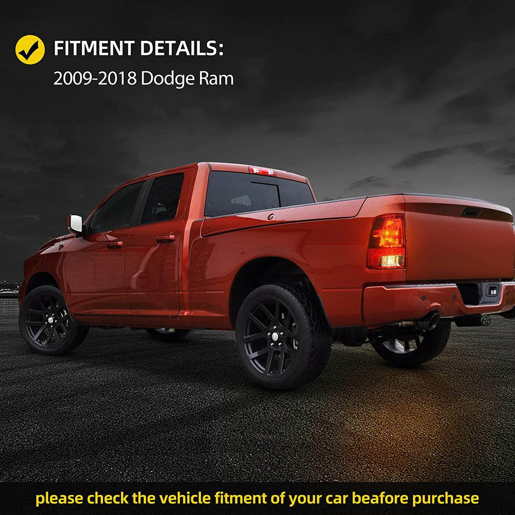 2009-2018 Dodge Ram 1500 Tail Light OE Red Lens