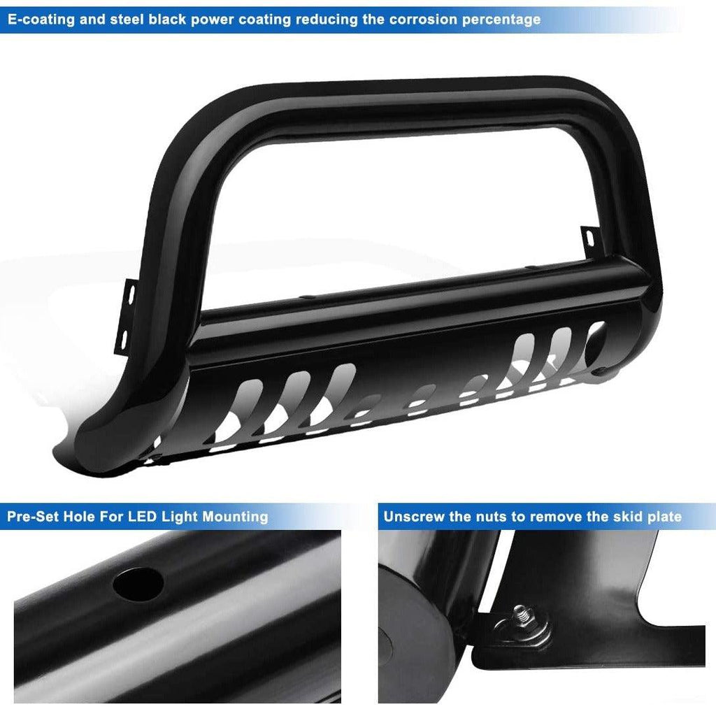 YITAMOTOR® Bull Bar for 07-18 Chevy Silverado 1500/Suburban 1500/GMC Sierra 1500 3" Grille Brush Push Guard