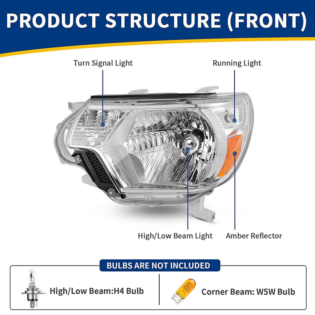 2012-2015 Toyota Tacoma OE Headlights Assembly