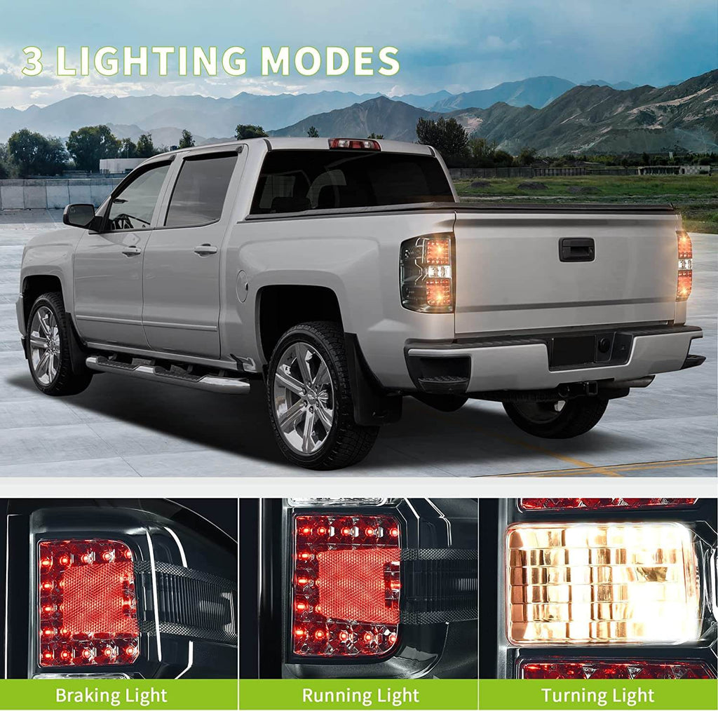 LED 2014-2019 Chevy Silverado 1500 taillights