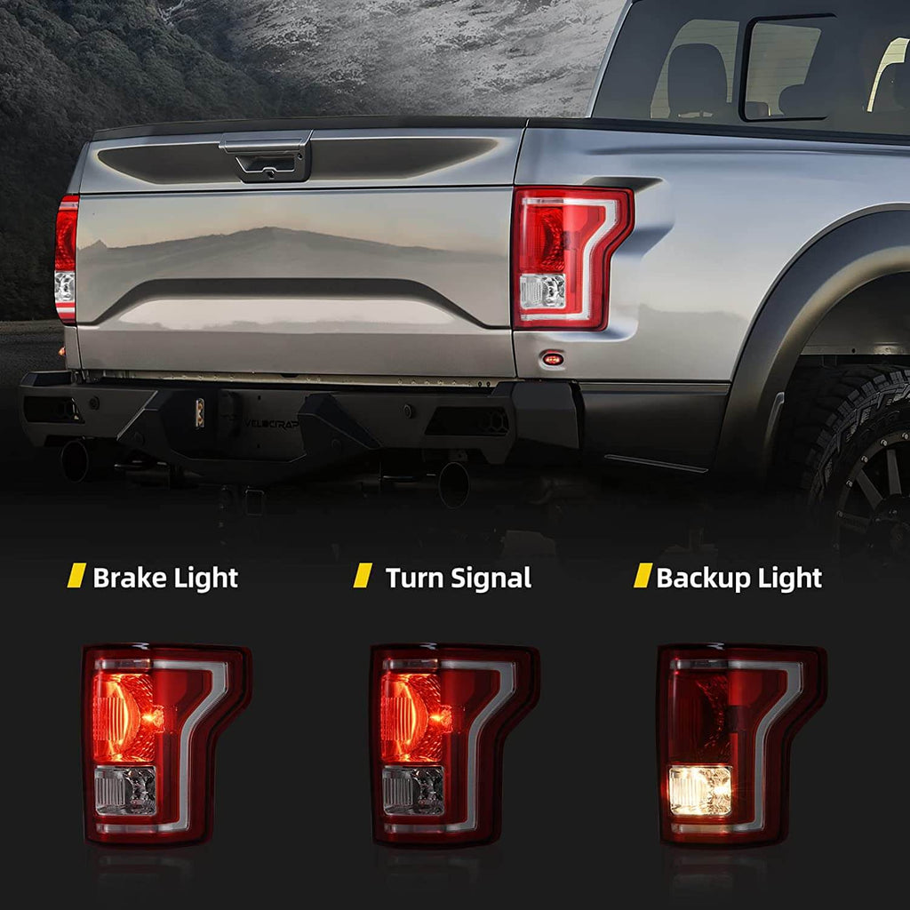 Halogen 2015-2017 Ford F-150 Tail Lights