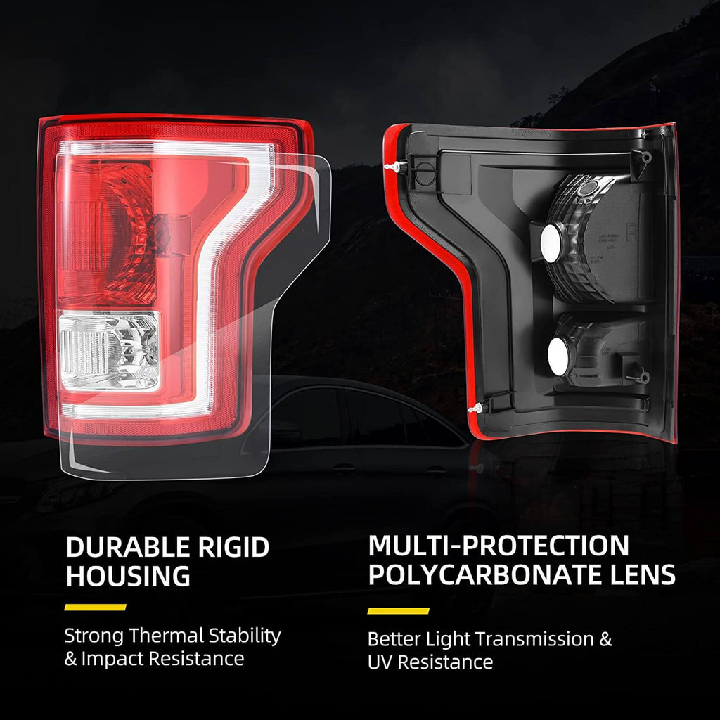Halogen 2015-2017 Ford F-150 Tail Lights