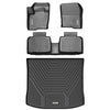 YITAMOTOR® 2015-2022 Ford Edge Cargo Liner Floor Mats, Custom-Fit Black TPE Floor Liners, All-Weather Protection - YITAMotor